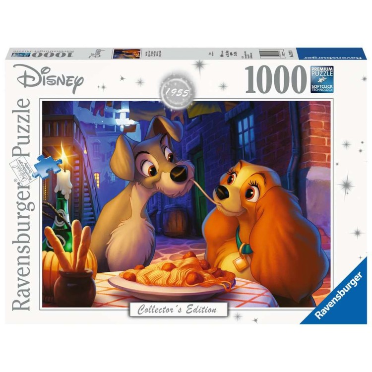 Ravensburger Disney Lady and the Tramp 1000 Piece Jigsaw Puzzle