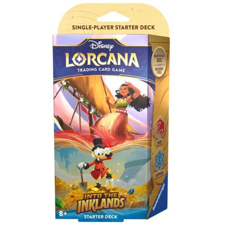 Disney Lorcana TCG: Into the Inklands Starter Deck - Moana/Scrooge McDuck