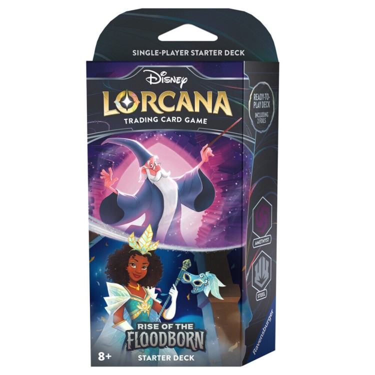 Disney Lorcana TCG: Rise of the Floodborn Starter Deck - Merlin/Tiana