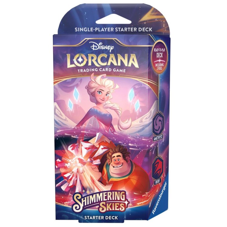 Disney Lorcana TCG: Shimmering Skies Starter Deck - Elsa/Ralph