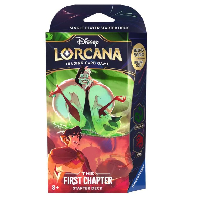 Disney Lorcana TCG: The First Chapter Starter Deck - Cruella De Vil and Aladdin