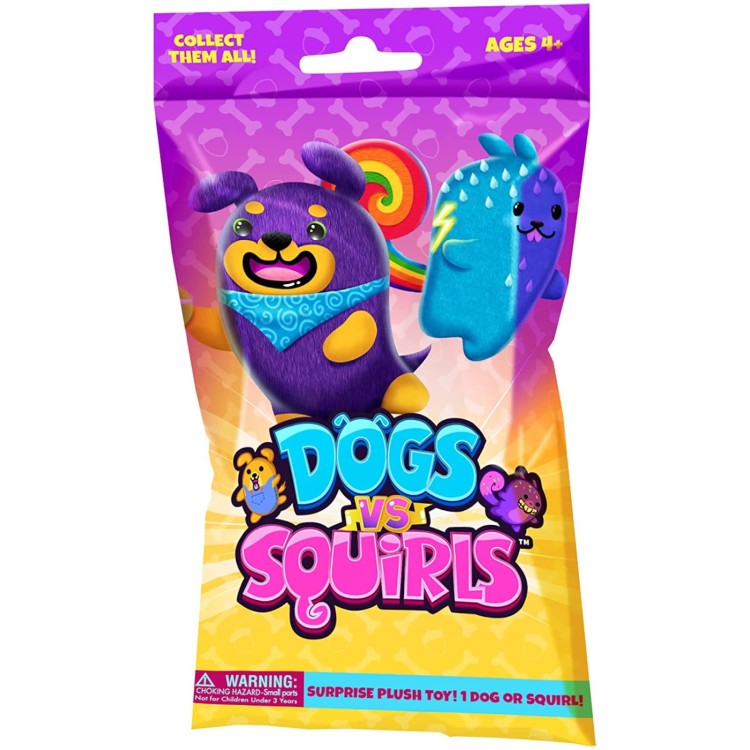 Dogs vs Squirls Bean Bag Plush - Blind Mystery Pack