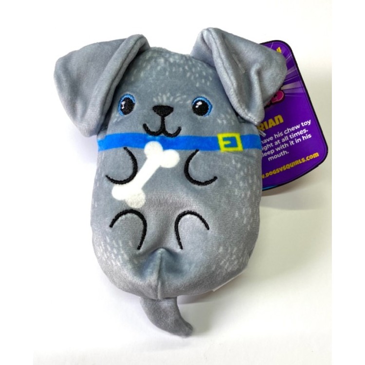 Dogs vs Squirls Bean Bag Plush - Brian #082
