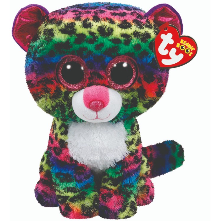 TY Dotty the Leopard Beanie Boo Medium Size