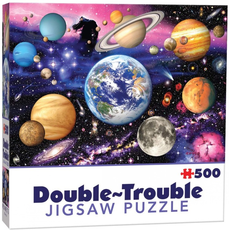 Double Trouble 500 Piece Jigsaw Puzzle - Planets