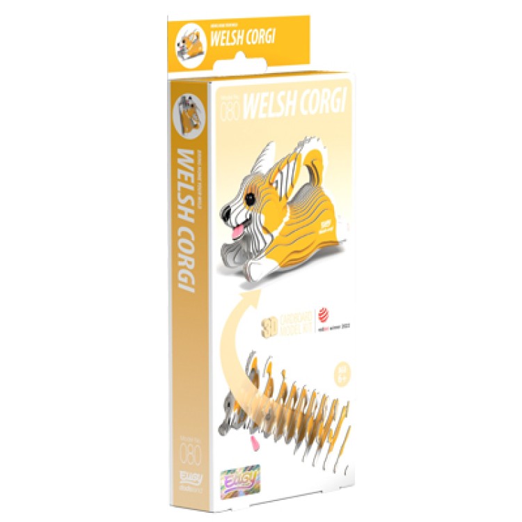 Eugy Card Model Kit - Welsh Corgi
