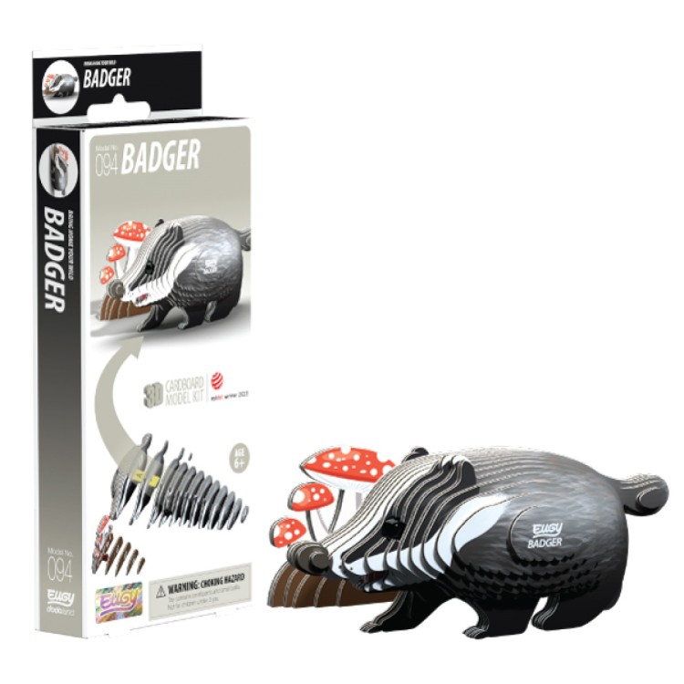 Eugy Card Model Kit - Badger