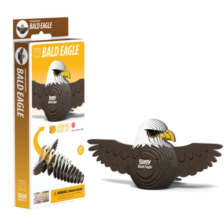 Eugy Card Model Kit - Bald Eagle