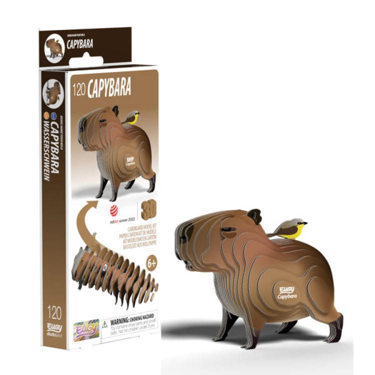 Eugy Card Model Kit - Capybara