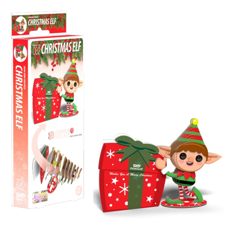 Eugy Card Model Kit - Christmas Elf