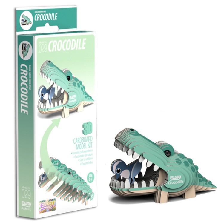 Eugy Card Model Kit - Crocodile