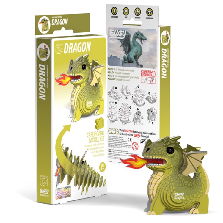 Eugy Card Model Kit - Dragon