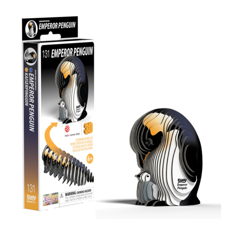 Eugy Card Model Kit - Emperor Penguin