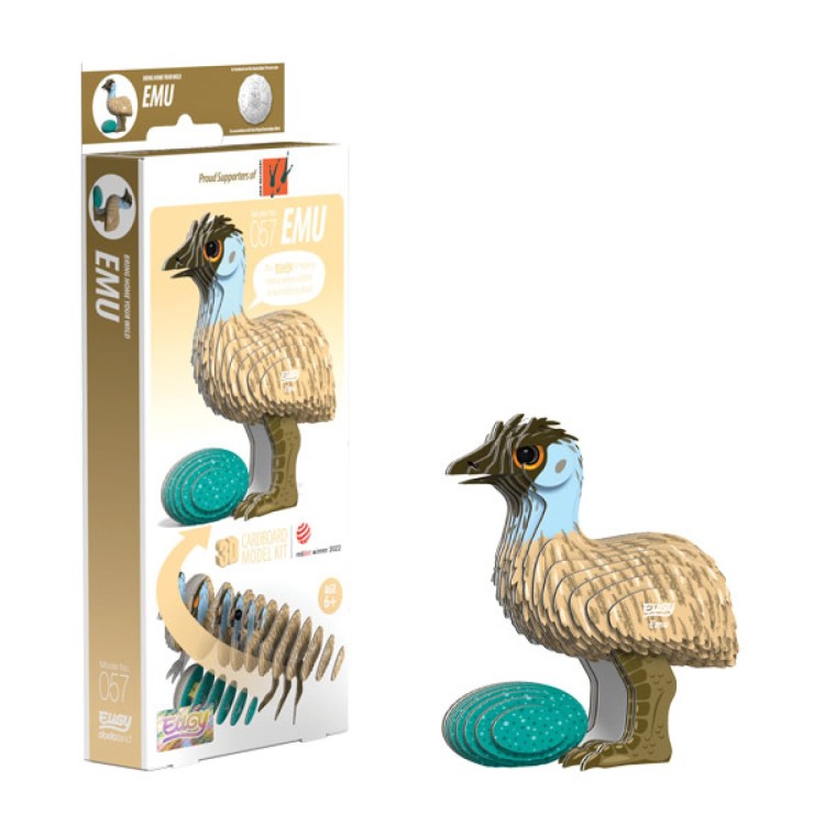 Eugy Card Model Kit - Emu