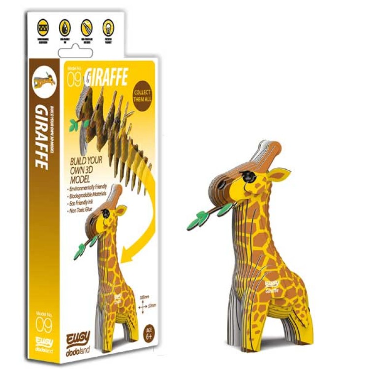 Eugy Card Model Kit - Giraffe