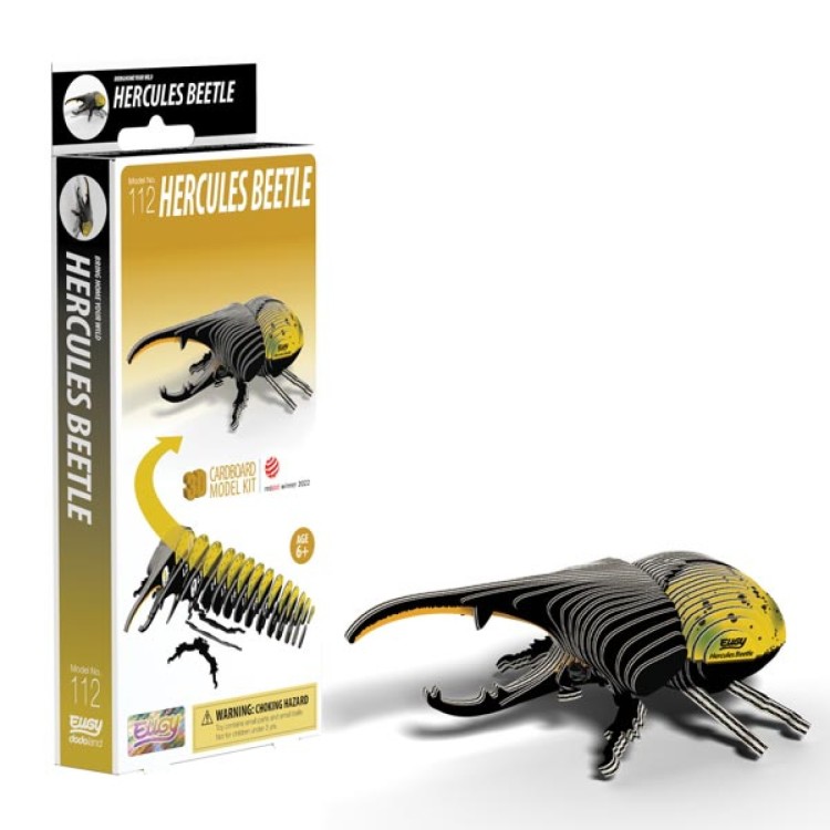 Eugy Card Model Kit - Hercules Beetle
