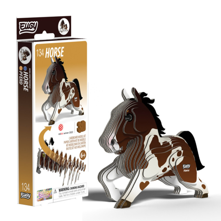 Eugy Card Model Kit - Horse