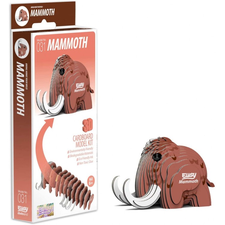 Eugy Card Model Kit - Mammoth