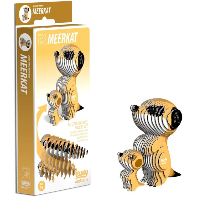 Eugy Card Model Kit - Meerkat