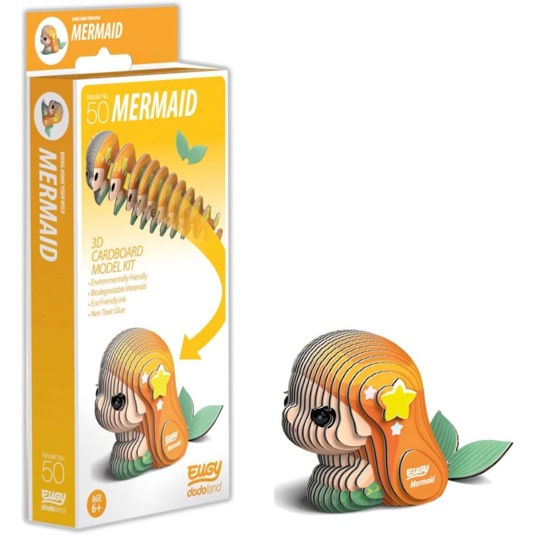 Eugy Card Model Kit - Mermaid