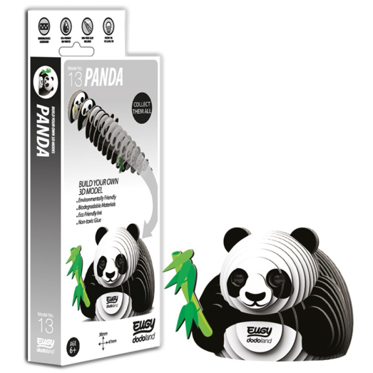 Eugy Card Model Kit - Panda