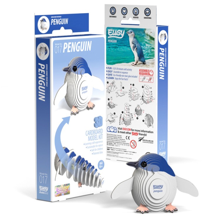 Eugy Card Model Kit - Penguin