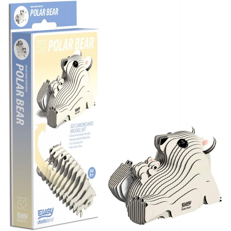 Eugy Card Model Kit - Polar Bear