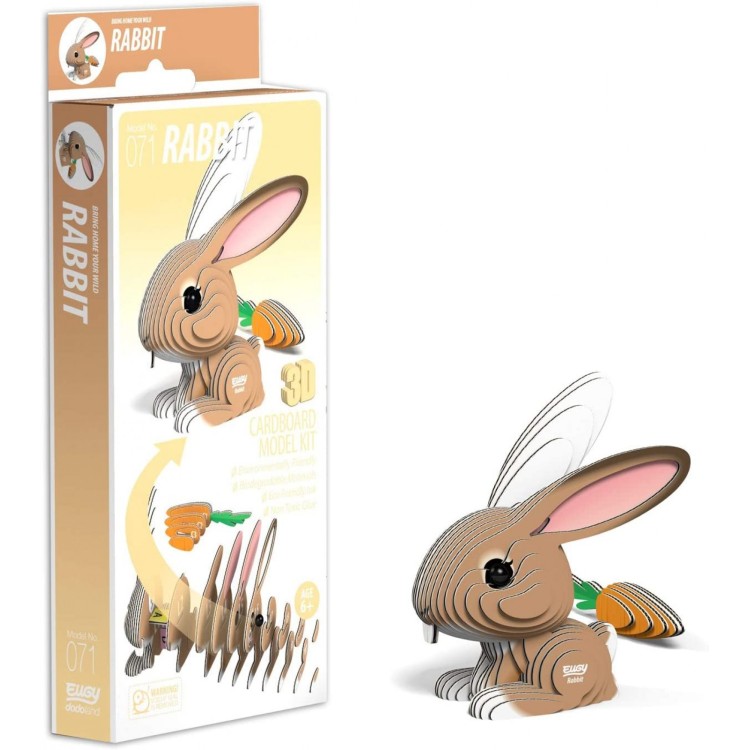 Eugy Card Model Kit - Rabbit