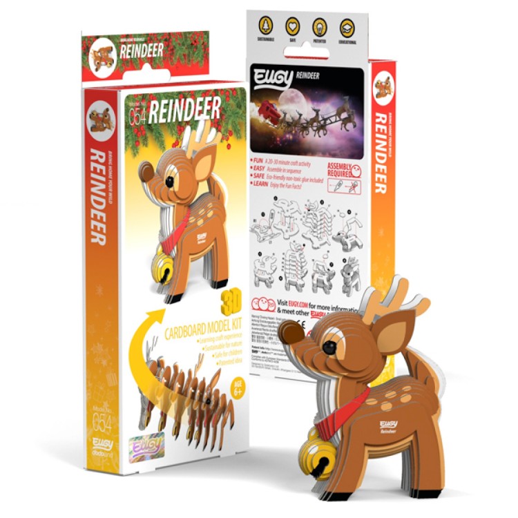 Eugy Card Model Kit - Reindeer