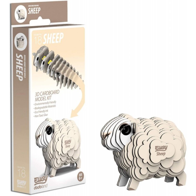 Eugy Card Model Kit - Sheep