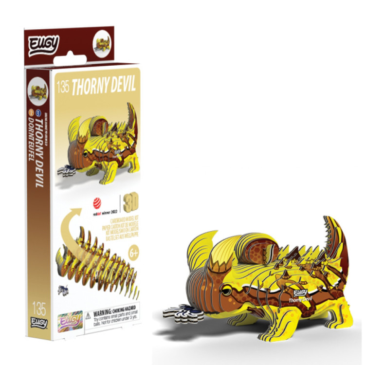 Eugy Card Model Kit - Thorny Devil