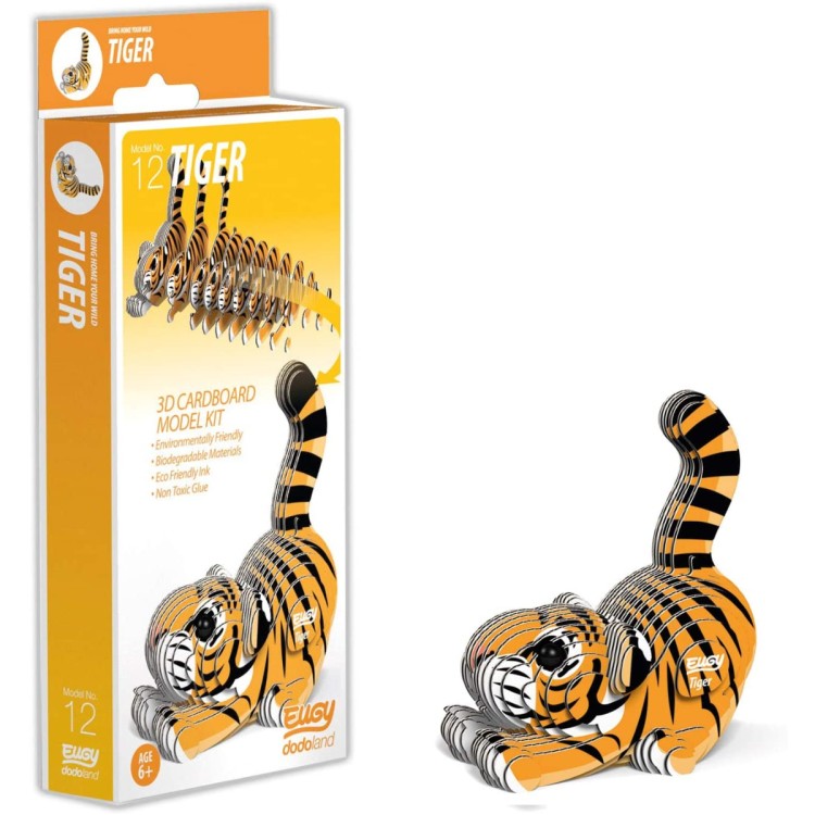 Eugy Card Model Kit - Tiger