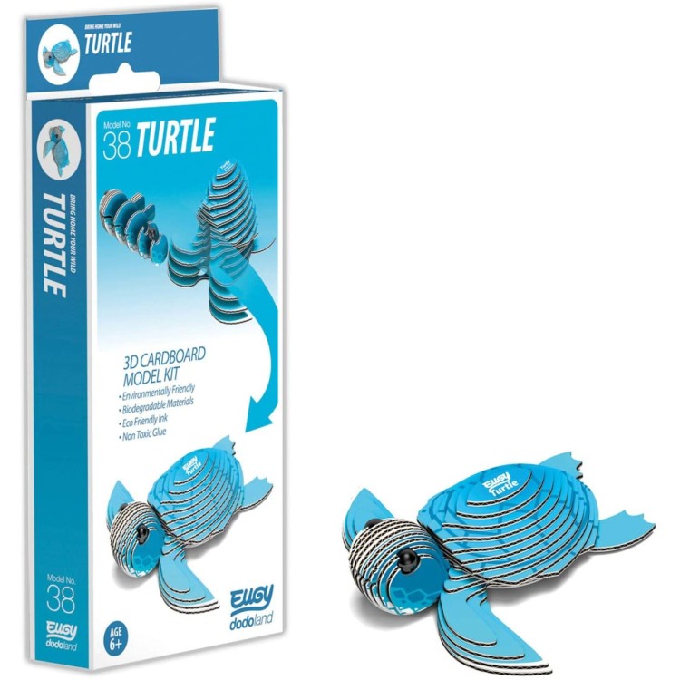 Eugy Card Model Kit - Turtle