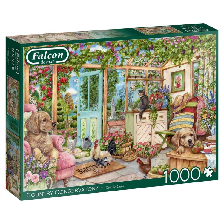 Falcon Country Conservatory 1000 Piece Jigsaw Puzzle