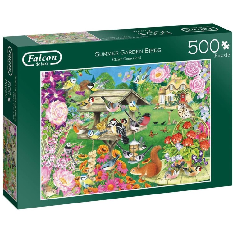 Falcon Summer Garden Birds 500 piece Jigsaw Puzzle