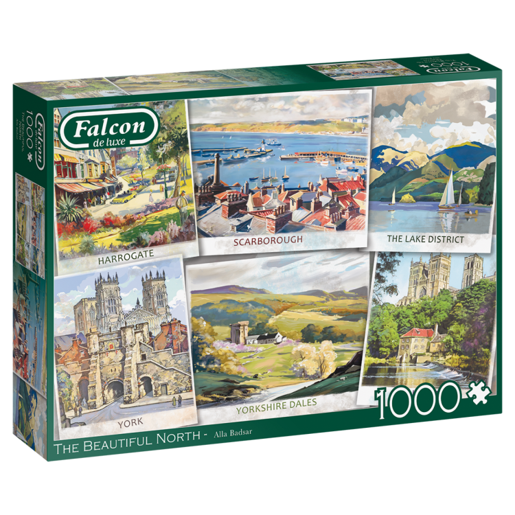 Falcon The Beautiful North 1000 Piece Jigsaw Puzzle
