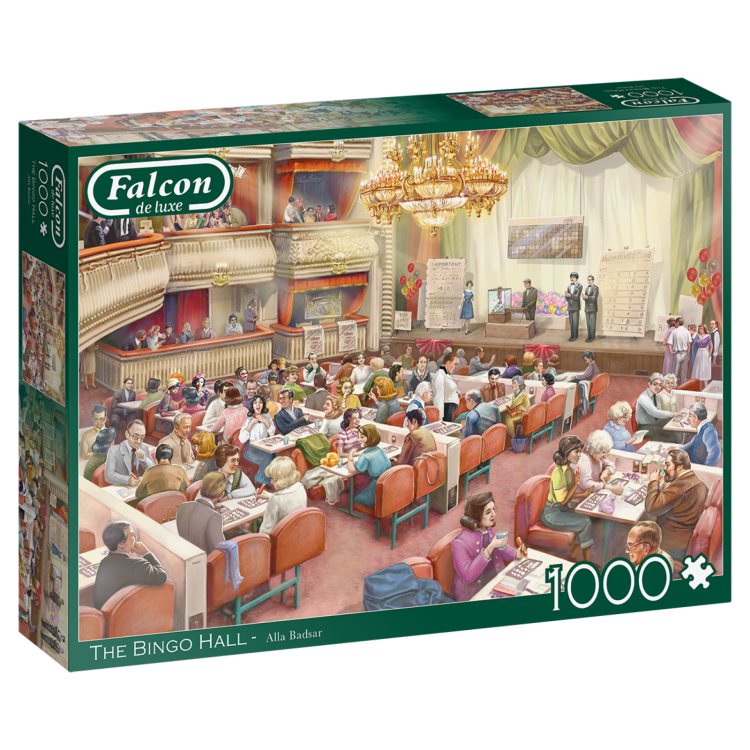 Falcon The Bingo Hall 1000 Piece Jigsaw Puzzle