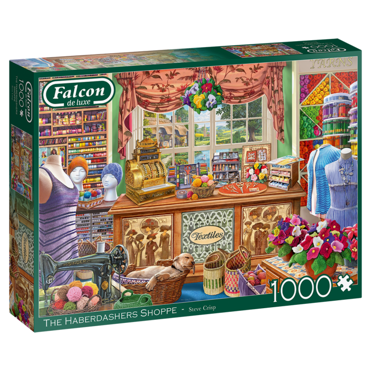 Falcon The Haberdashers Shoppe 1000 Piece Jigsaw Puzzle