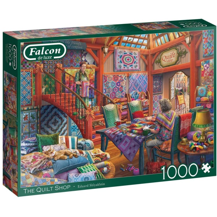 Falcon The Quilt Shop 1000 Piece Jigsaw Puzzle