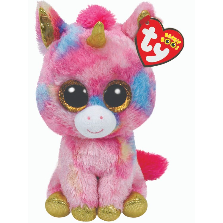 TY Fantasia the Unicorn Beanie Boo Regular Size