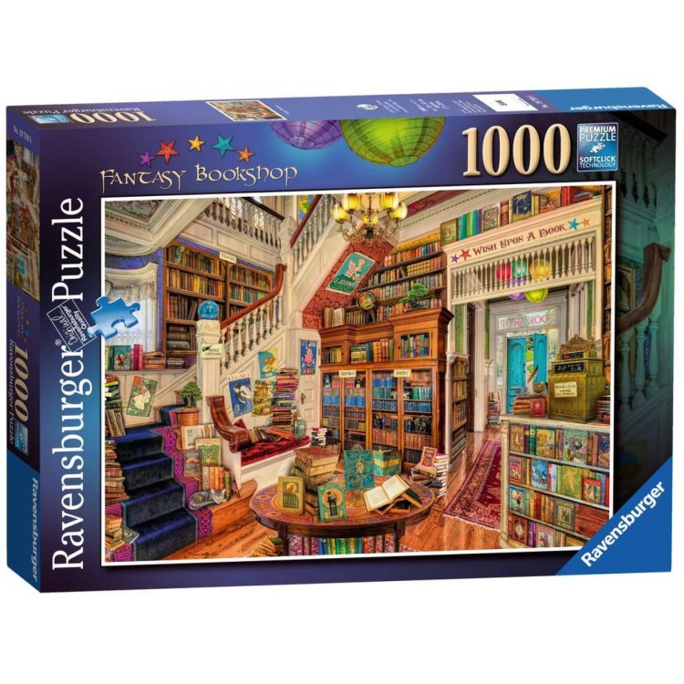 Ravensburger The Fantasy Bookshop 1000 Piece Jigsaw Puzzle