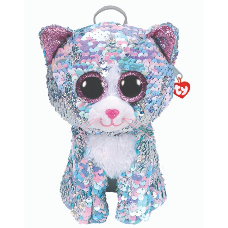 TY Flippables Fashion Whimsy the Cat Backpack