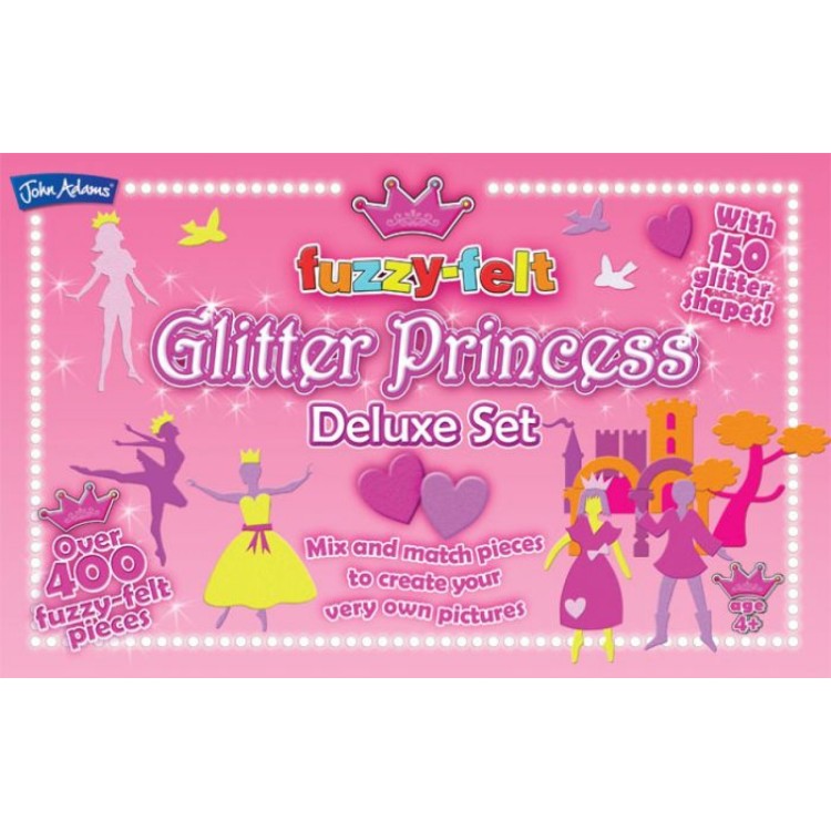 Fuzzy Felt Glitter Princess Set