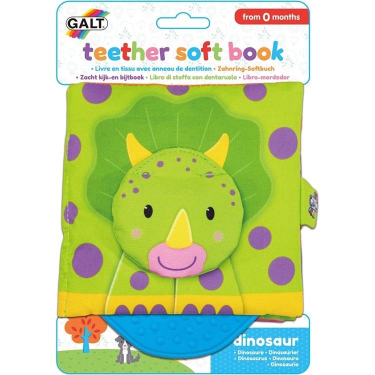 Galt Dinosaur Teether Soft Book