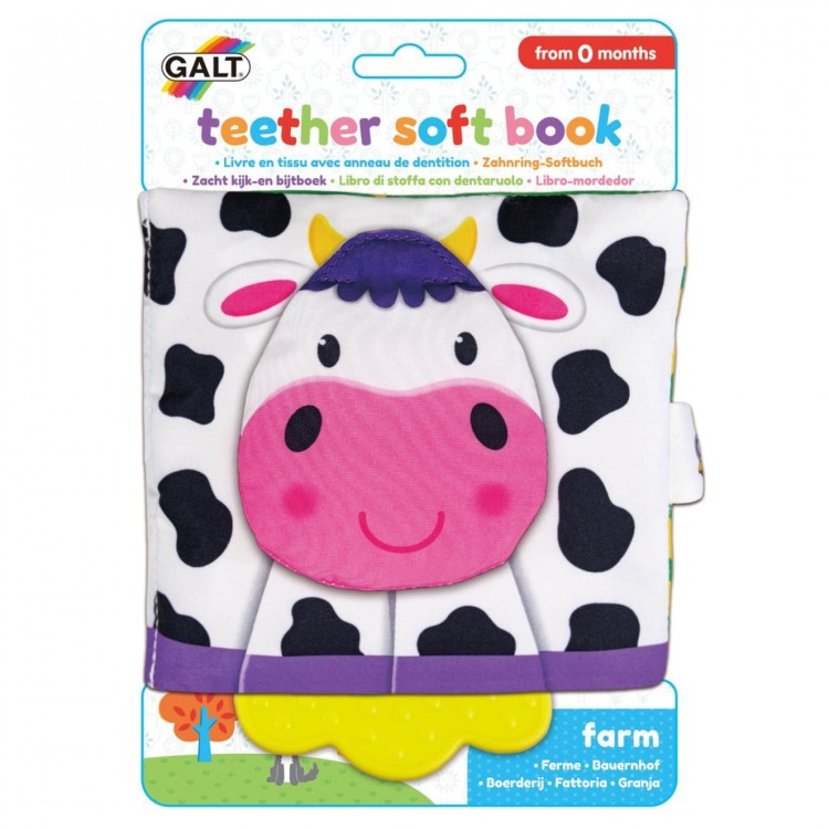 Galt Farm Teether Soft Book