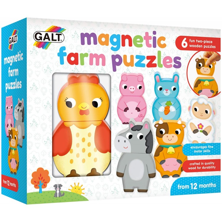 Galt Magnetic Farm Puzzles
