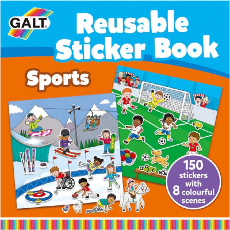 Galt Reusable Sticker Book - Sports