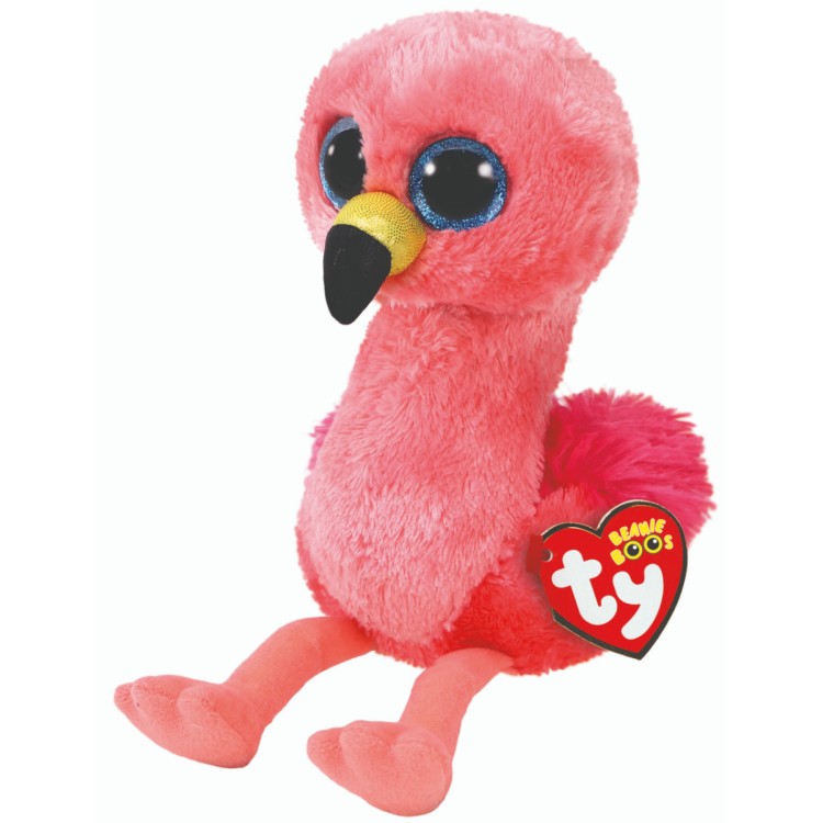 TY Gilda the Flamingo Beanie Boo Medium size