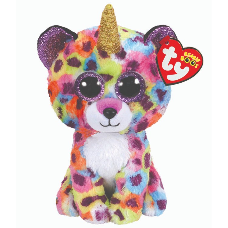 TY Giselle the Leopard Beanie Boo Regular Size