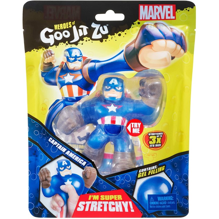 Marvel Heroes of Goo Jit Zu Captain America Figure